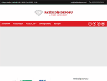 Tablet Screenshot of fatihdisdeposu.com